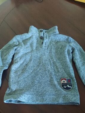 Garanimals Heather Blue Pullover with Explorer Patch